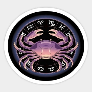 Cancer Constellation Horoscope Sticker